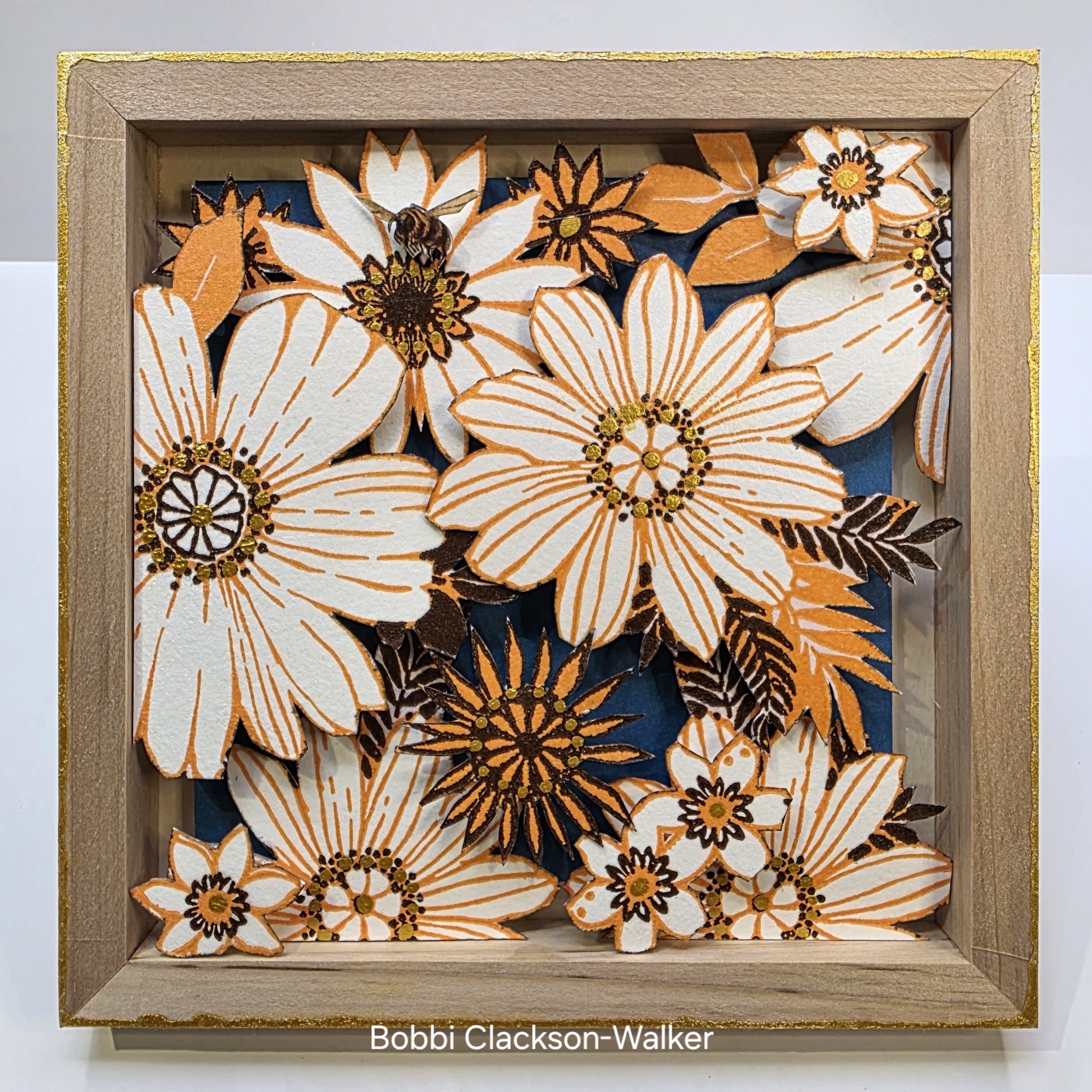 'Dimensional Papercut Garden'