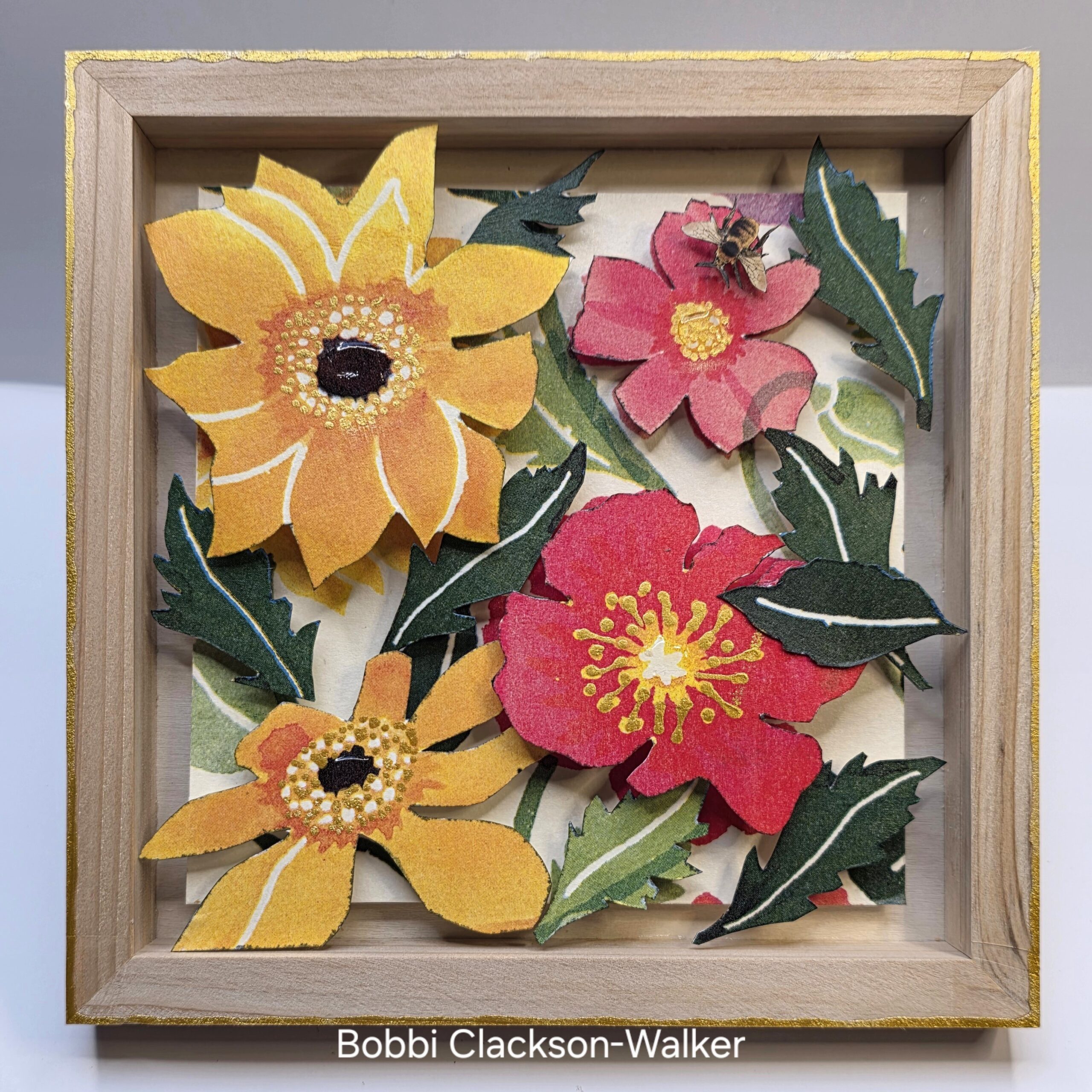 'Dimensional Papercut Garden'