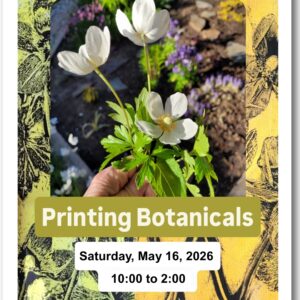 'Printing Botanicals Gel-Plate Workshop' - May 16, 2026