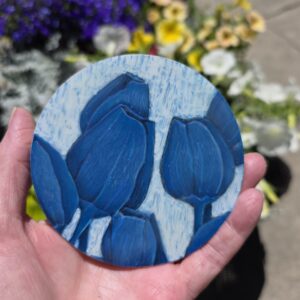 Spring Garden (Cyanotype Monoprint) #5