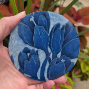 Spring Garden (Cyanotype Monoprint) #6